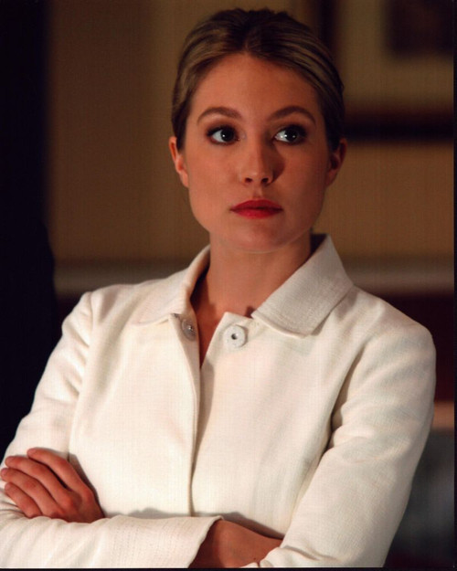 Sarah Carter Wearing White Blazer In Shark Photo Print