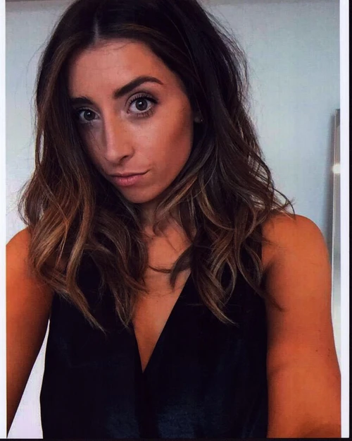 Lauren Elizabeth In Black Sleeveless Top Photo Print