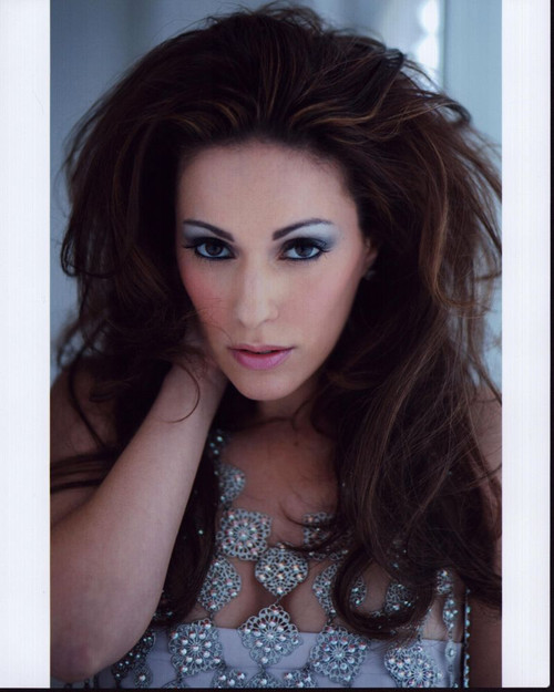 Christina Derosa Headshot In Beaded Shirt Photo Print