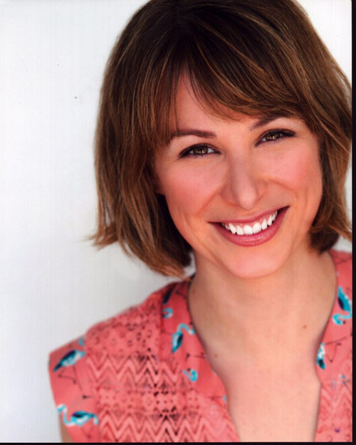 Emily Bell Smiling In Pink Top Photo Print