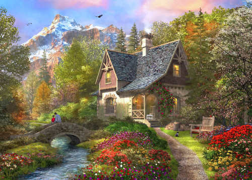 The Log Home Poster Print by Dominic Davidson - Item # VARMGL29326
