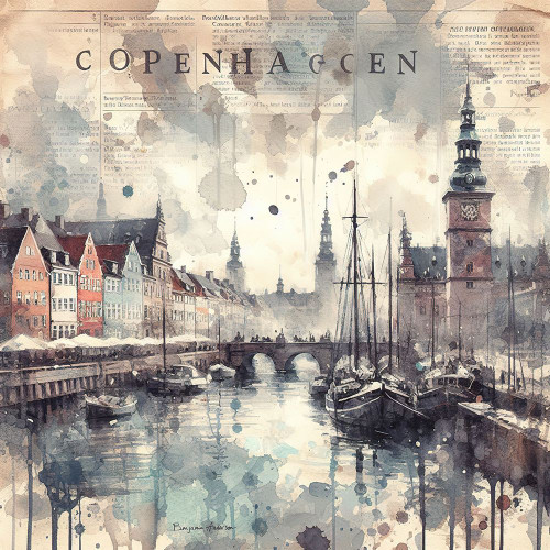 Copenhagen Poster Print - Benjamin Anderson