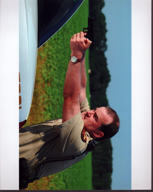 Alex Kendrick Shooting Gun In Courageous Photo Print (8 x 10)