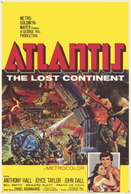 Atlantis, The Lost Continent Movie Poster Print (27 x 40) - Item # MOVAF5428