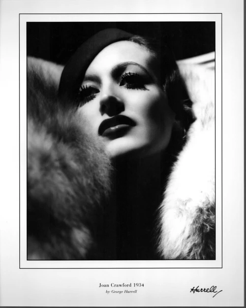 Joan Crawford 1934 By George Hurrell Black And White Photo Print