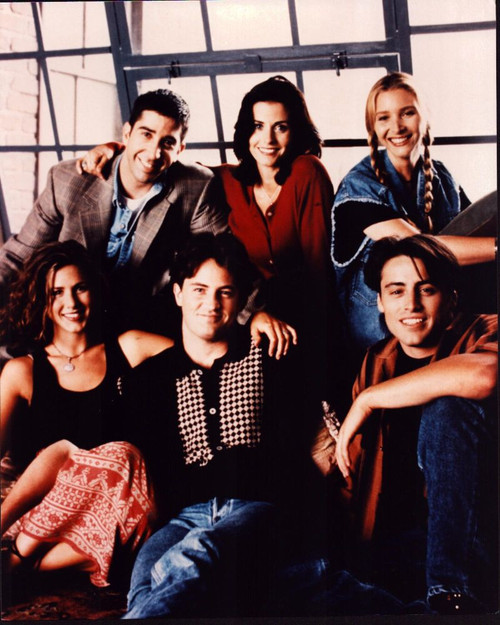 Friends Cast In Front Of Windows Photo Print