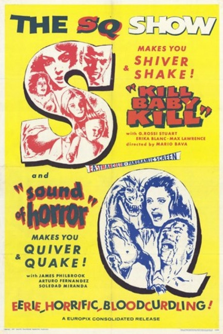 Kill Baby Kill-Sound of Horror (Combo) Movie Poster (11 x 17) - Item # MOV209168