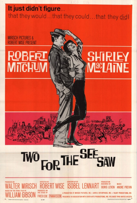 Two for the Seesaw Movie Poster Print (27 x 40) - Item # MOVCH2227