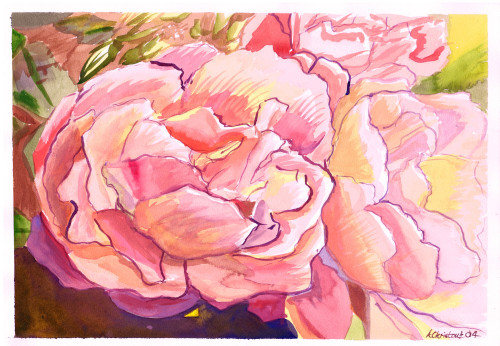 Bright Pink Poster Print by Anthony Christou (24 x 36) - Item # PAIAC14001