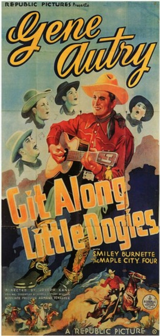 Git Along Little Dogies Movie Poster (11 x 17) - Item # MOV199891