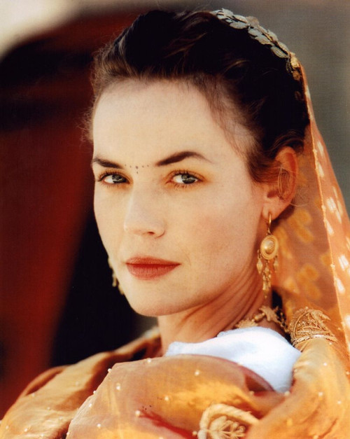 Connie Nielsen Gold Veil And Jewles Photo Print