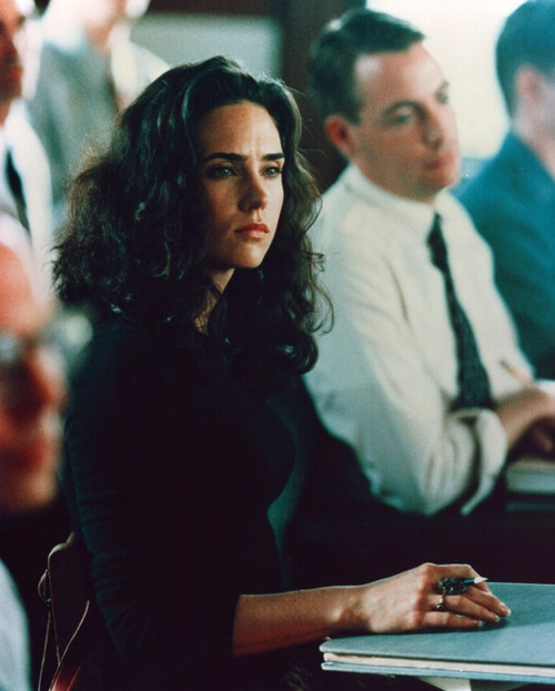 Jennifer Connelly Sitting At Desk Photo Print