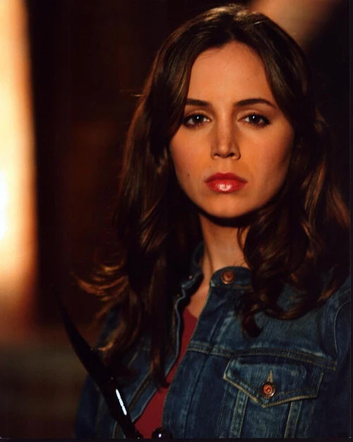 Eliza Dushku In Denim Jacket Photo Print