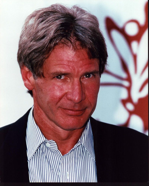 Harrison Ford In Blazer And Striped Shirt Photo Print