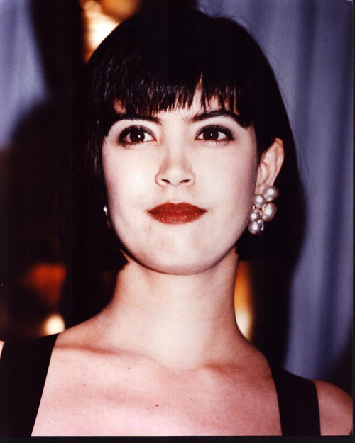 Phoebe Cates Close Up With Pearl Earrings Photo Print