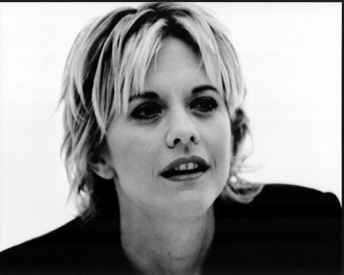 Meg Ryan Close Up In Black Jacket Photo Print