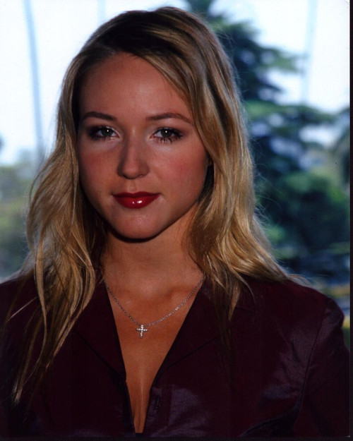 Jewel Close Up In Red Leather Jacket Photo Print