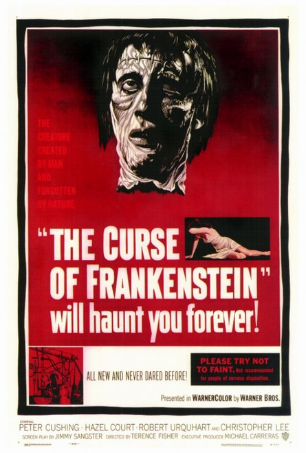 The Curse of Frankenstein Movie Poster Print (27 x 40) - Item # MOVAF2186