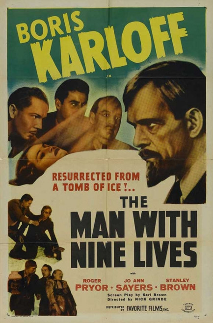 The Man with Nine Lives Movie Poster Print (27 x 40) - Item # MOVIB26750