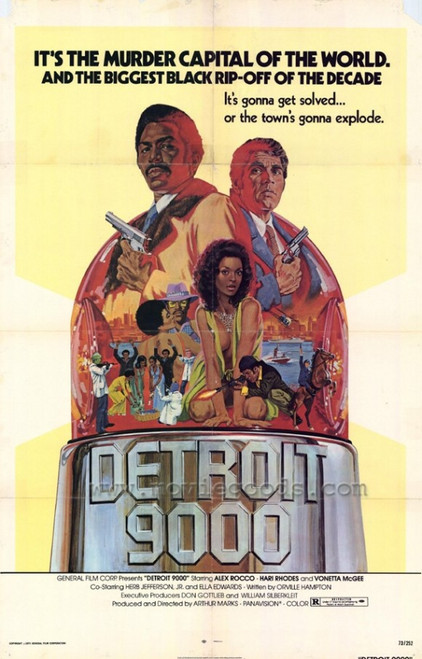 Detroit 9000 Movie Poster Print (27 x 40) - Item # MOVAF5386
