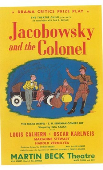 Jacobowsky And The Colonel (Broadway) Movie Poster (11 x 17) - Item # MOV407337
