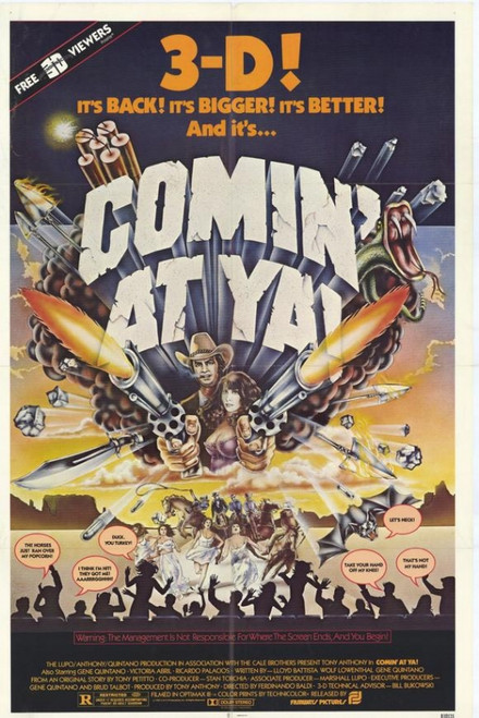 Comin At Ya Movie Poster Print (27 x 40) - Item # MOVAH2644