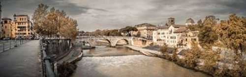 Tiber river through the city of Rome, Italy Poster Print by  Assaf Frank  (8 x 24) - Item # PDXAF20141111741PanoC01LARGE