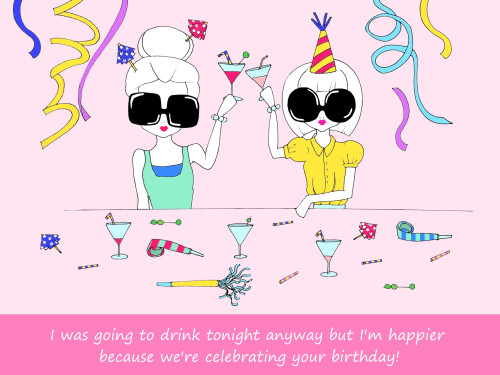 Birthday Drinks Poster Print by Melissa Corsari (18 x 24) - Item # PAIMC0002