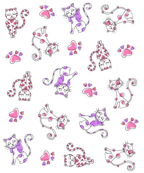 Cats Poster Print by Melissa Corsari (16 x 20) - Item # PAIMC0022