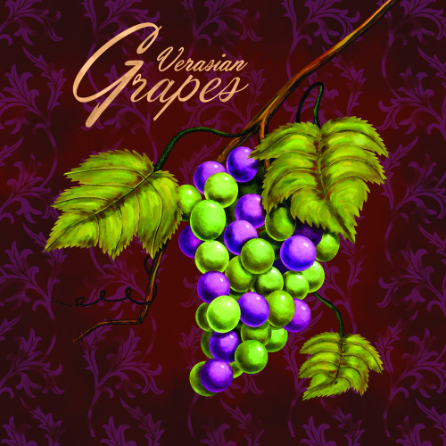 Verasian Grapes Poster Print by Jeff Maraska (12 x 12) - Item # PAIJM1005