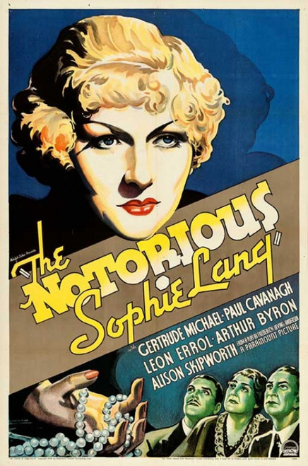 The Notorious Sophie Lang Movie Poster (27 x 40) - Item # MOVAB75155