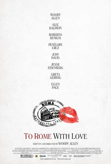 To Rome with Love Movie Poster Print (27 x 40) - Item # MOVAB91205