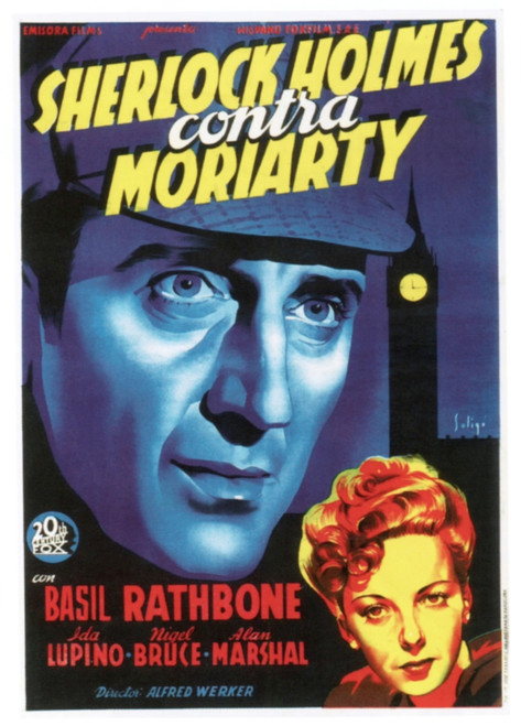 The Adventures Of Sherlock Holmes Movie Poster Masterprint (24 x 36) - Item # EVCMMDADOFFE005LARGE