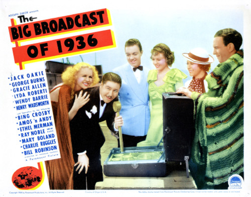 The Big Broadcast Of 1936 Movie Poster Masterprint (28 x 22) - Item # EVCMCDBIBREC017LARGE
