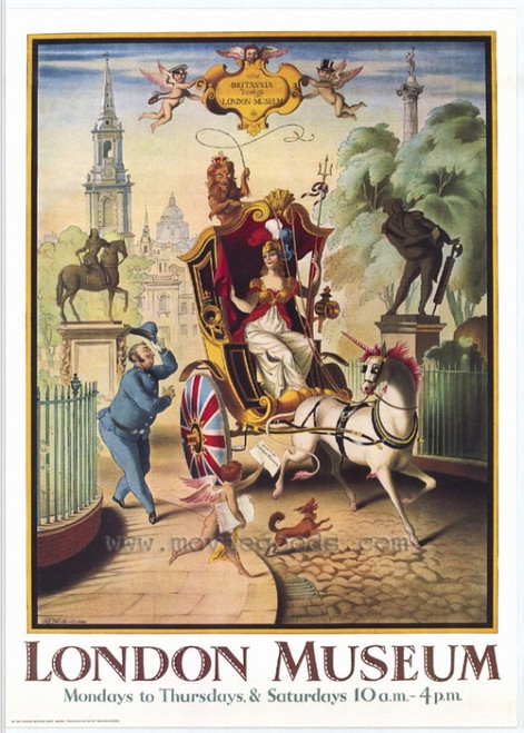 Britannia Visits the London Museum Movie Poster Print (27 x 40) - Item # MOVIF9289 Britannia Visits the London Museum Movie Poster Print (27 x 40) - Item # MOVIF9289