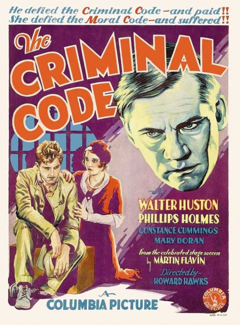 The Criminal Code Movie Poster Print (27 x 40) - Item # MOVIB17760