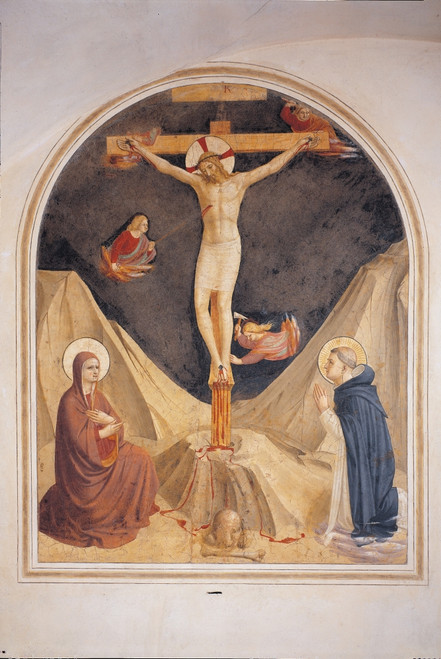 The Crucifixion With The Virgin Mary Poster Print - Item # VAREVCMOND024VJ807H