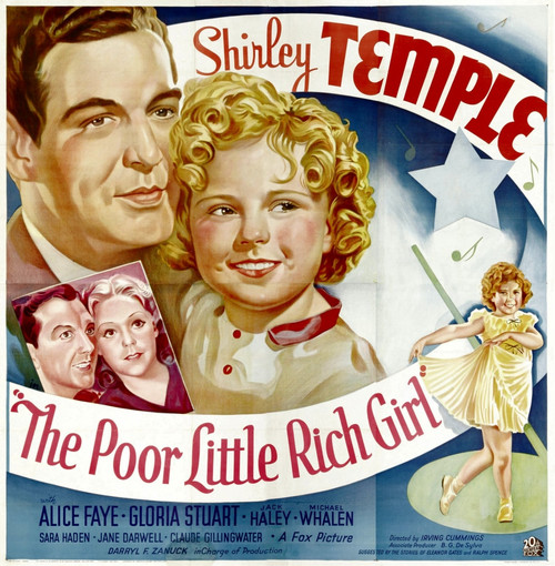 Poor Little Rich Girl Michael Whalen Shirley Temple Jack Haley Alice Faye 1936. Tm And Copyright 20Th Century Fox Film Corp. All Rights Reserved. Courtesy: Everett Collection Movie Poster Masterprint - Item # VAREVCMMDPOLIEC001H