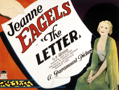 The Letter Jeanne Eagels 1929 Movie Poster Masterprint - Item # VAREVCMSDLETTEC005H