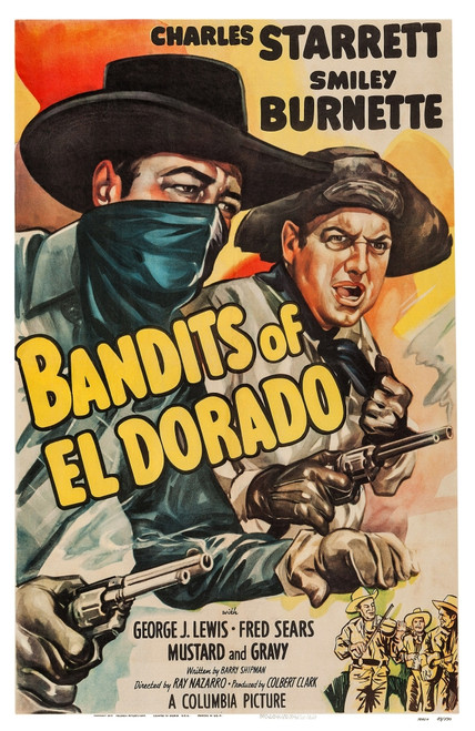 Bandits Of El Dorado Us Poster Art From Left: Charles Starrett Smiley Burnett 1949 Movie Poster Masterprint - Item # VAREVCMCDBAOFEC218H
