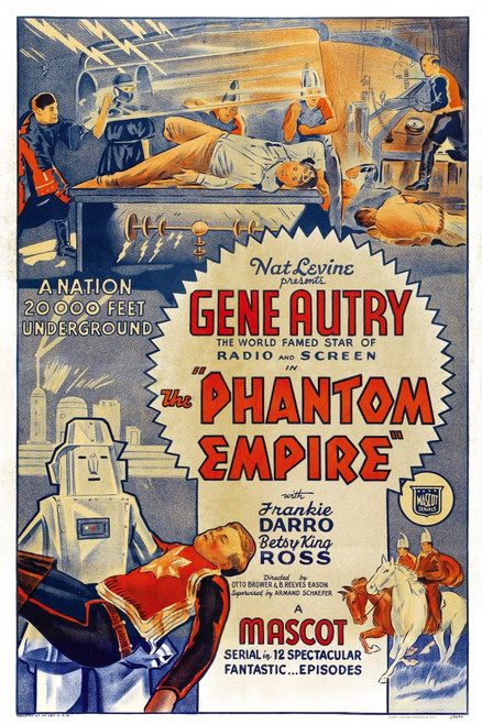 The Phantom Empire Us Poster Art 1935 Movie Poster Masterprint - Item # VAREVCMMDPHEMEC014H