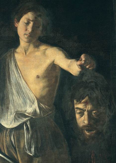 Merisi Michelangelo Known As Caravaggio David With The Head Of Goliath 1609 - 1610 17Th Century Oil On Canvas Italy Lazio Rome Borghese Gallery Everett CollectionMondadori Portfolio Poster Print - Item # VAREVCMOND034VJ097H