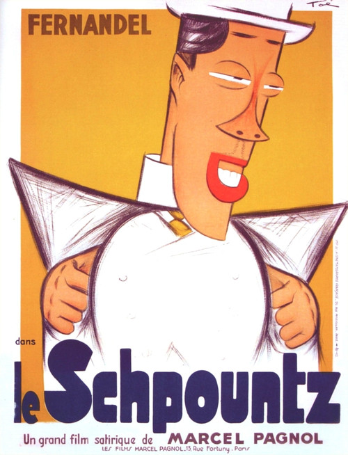 Heartbeat French Poster Fernandel 1938 Movie Poster Masterprint - Item # VAREVCMCDHEAREC105H