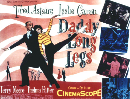Daddy Long Legs Fred Astaire Leslie Caron 1955 Tm And Copyright ??20Th Century Fox Film Corp. / All Rights Reserved. Courtesy: Everett Collection. Movie Poster Masterprint - Item # VAREVCMSDDALOFE001H
