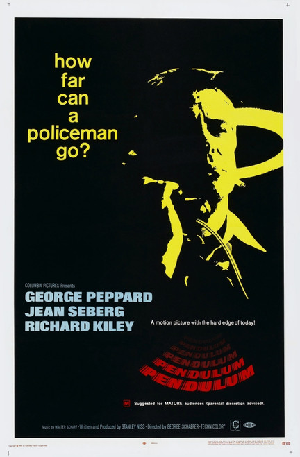 Pendulum Us Poster George Peppard 1969 Movie Poster Masterprint - Item # VAREVCMCDPENDEC001H