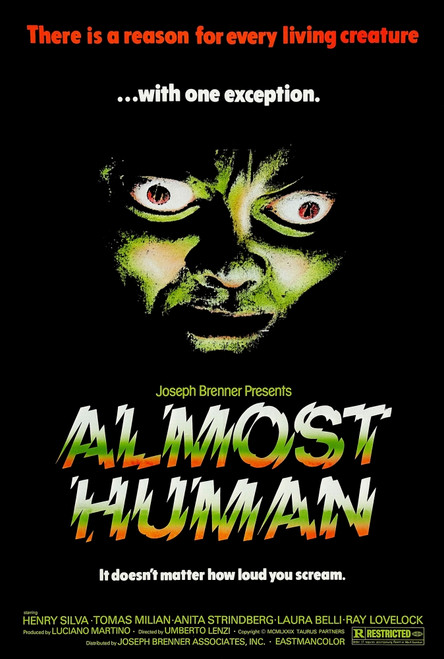 Almost Human Us Poster Art 1974 Movie Poster Masterprint - Item # VAREVCMCDALHUEC012H
