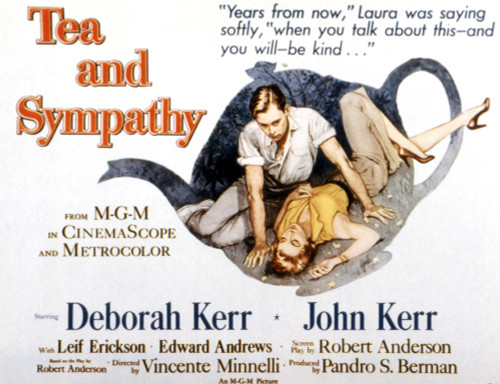 Tea And Sympathy Us Poster Art From Left: John Kerr Deborah Kerr 1956 Movie Poster Masterprint - Item # VAREVCMSDTEANEC003H