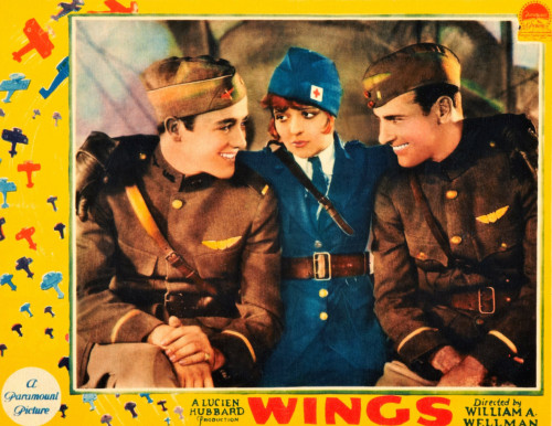 Wings Buddy Rogers Clara Bow Richard Arlen 1927 Movie Poster Masterprint - Item # VAREVCMSDWINGEC001H