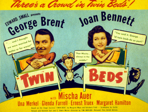 Twin Beds George Brent Mischa Auer Joan Bennett 1942 Movie Poster Masterprint - Item # VAREVCMSDTWBEEC001H