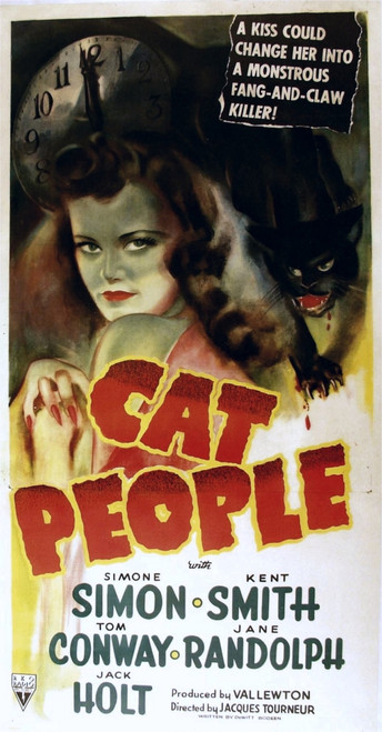 Cat People Simone Simon 1942 Cat Movie Poster Masterprint - Item # VAREVCMMDCAPEEC001H